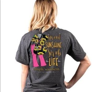 Simply Southern Sunflower Scrub Life T-shirt